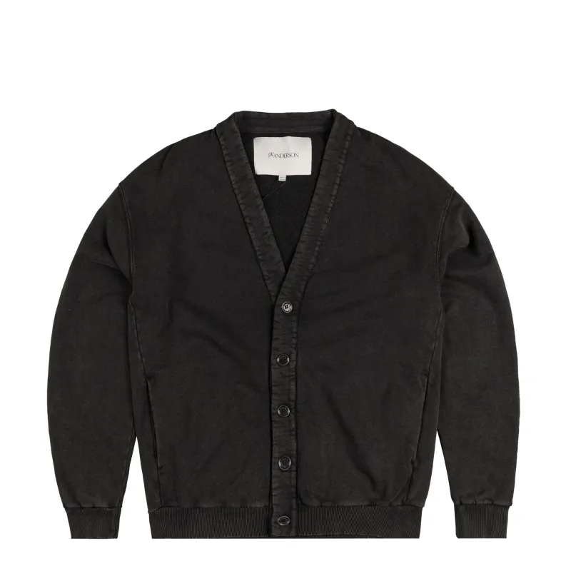 JW Anderson Garment Dye V Neck Cardigan sold by Asphalt Gold