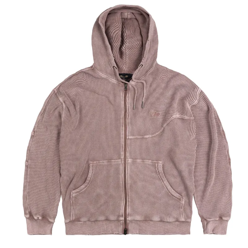 Strawberry Thermal Zip-Up Hoodie Red | Parallel