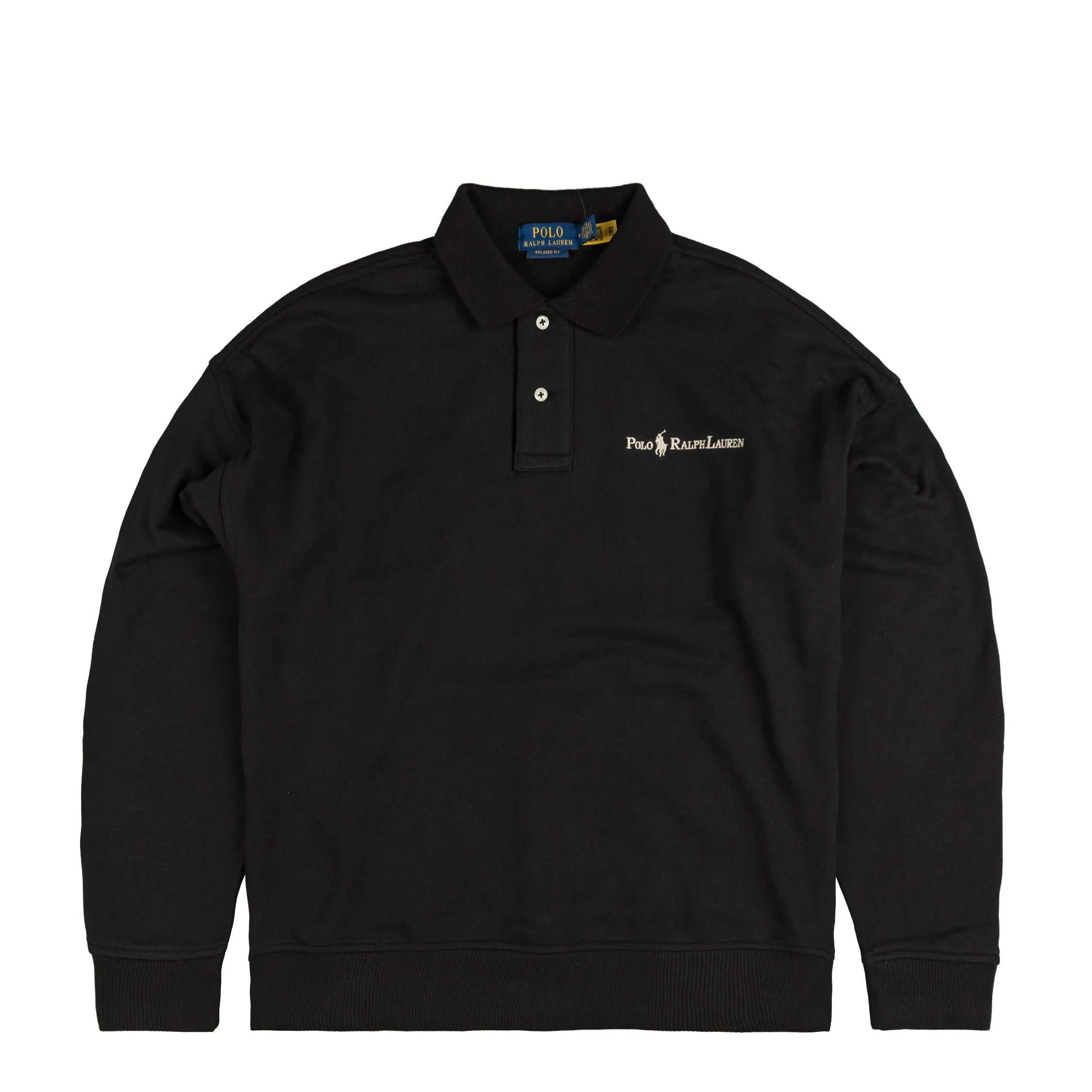 Polo Ralph Lauren Relaxed Fit Logo Collared Sweatshirt sold by Asphalt Gold