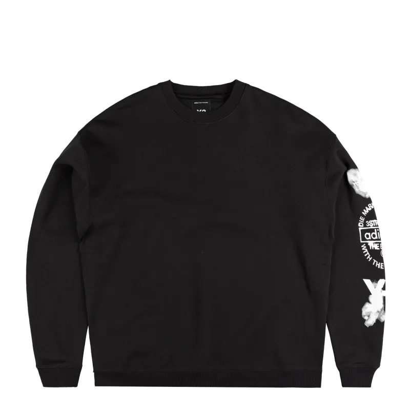 Adidas Y-3 Y-3 Graphic Crew Sweatshirt sold by Asphalt Gold