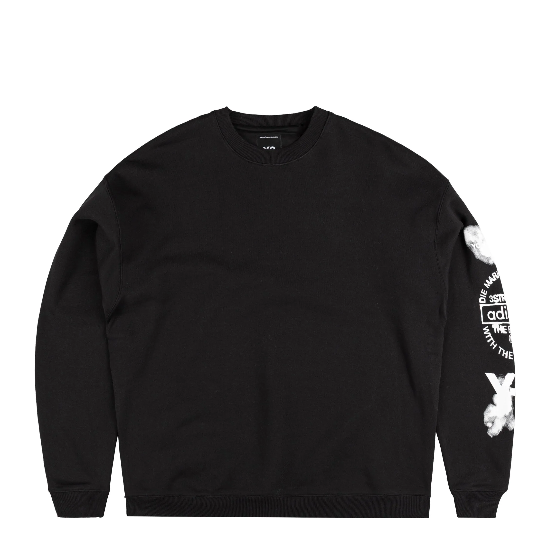 Adidas Y-3 Y-3 Graphic Crew Sweatshirt sold by Asphalt Gold