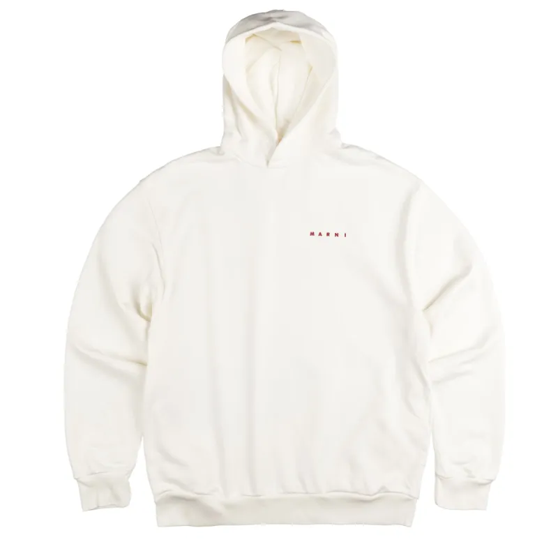 Marni Wrinkled Logo Hoodie sold by Asphalt Gold