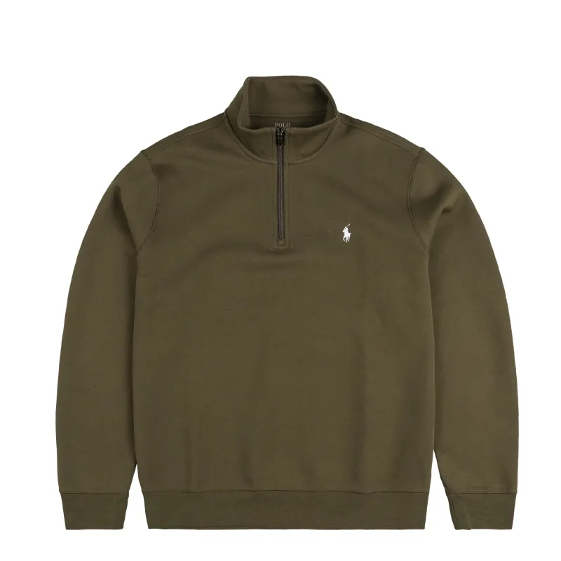 Polo Ralph Lauren Double-Knit Quarter-Zip Pullover sold by Asphalt Gold