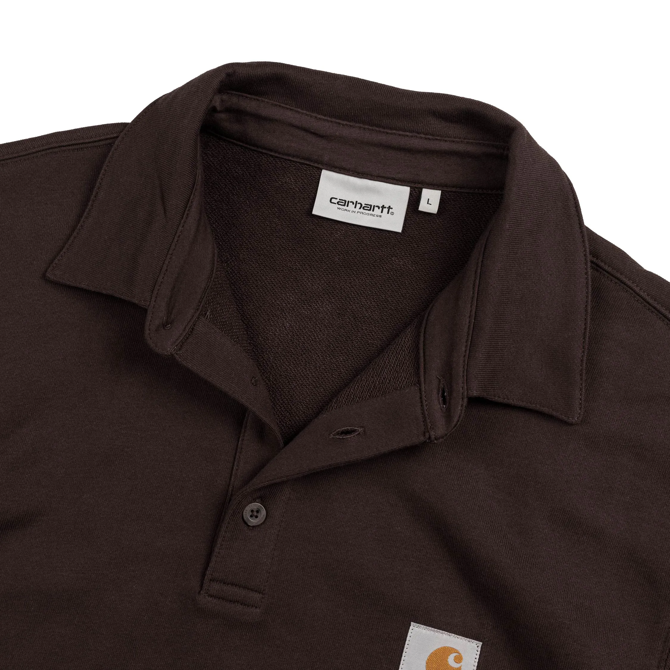 Carhartt WIP Polo Sweatshirt sold by Asphalt Gold product image thumbnail 3