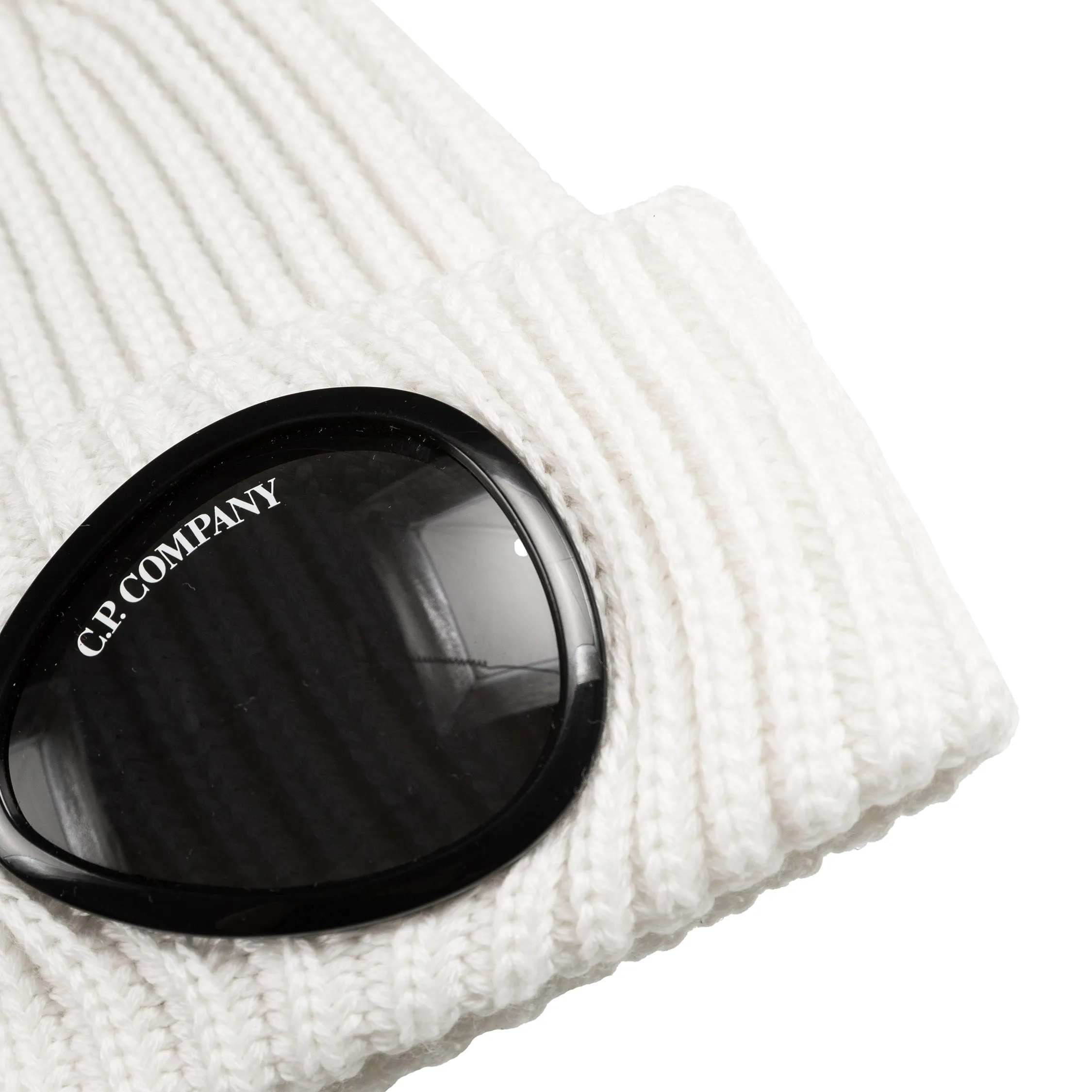 C.P. Company Extra Fine Merino Wool Knit Goggle Beanie sold by Asphalt Gold product image thumbnail 2