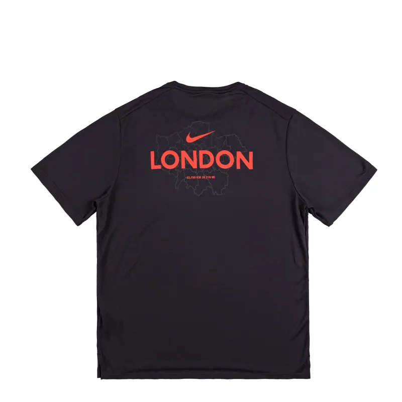 Nike	Dri-FIT Miler UV Running T-Shirt sold by Asphalt Gold