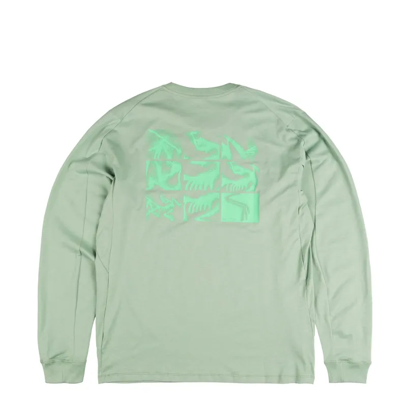 Arcteryx Kragg SL Cotton Bird Tile Longsleeve sold by Asphalt Gold
