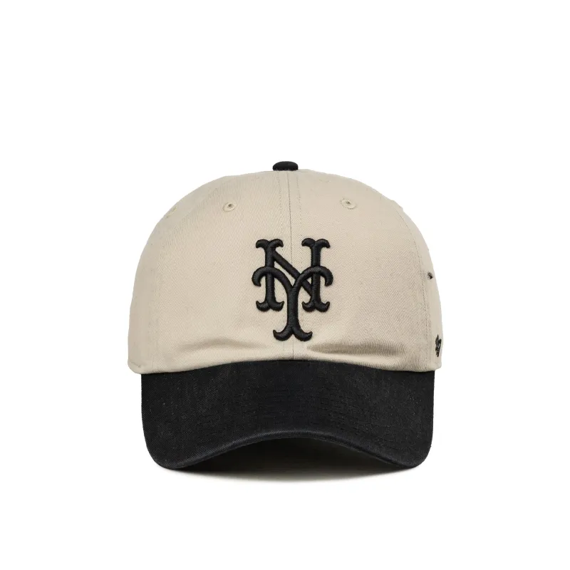 47 MLB New York Mets Two Tone *Clean Up* Cap w/ No Loop Label sold by Asphalt Gold