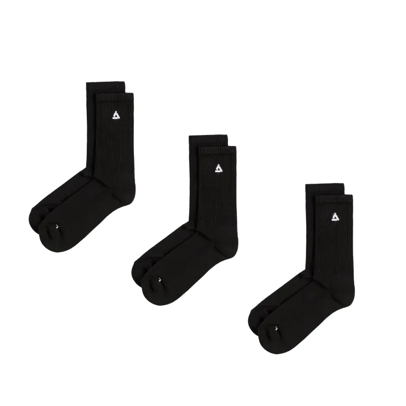 Asphaltgold 3-Pack Stack Logo Socks sold by Asphalt Gold