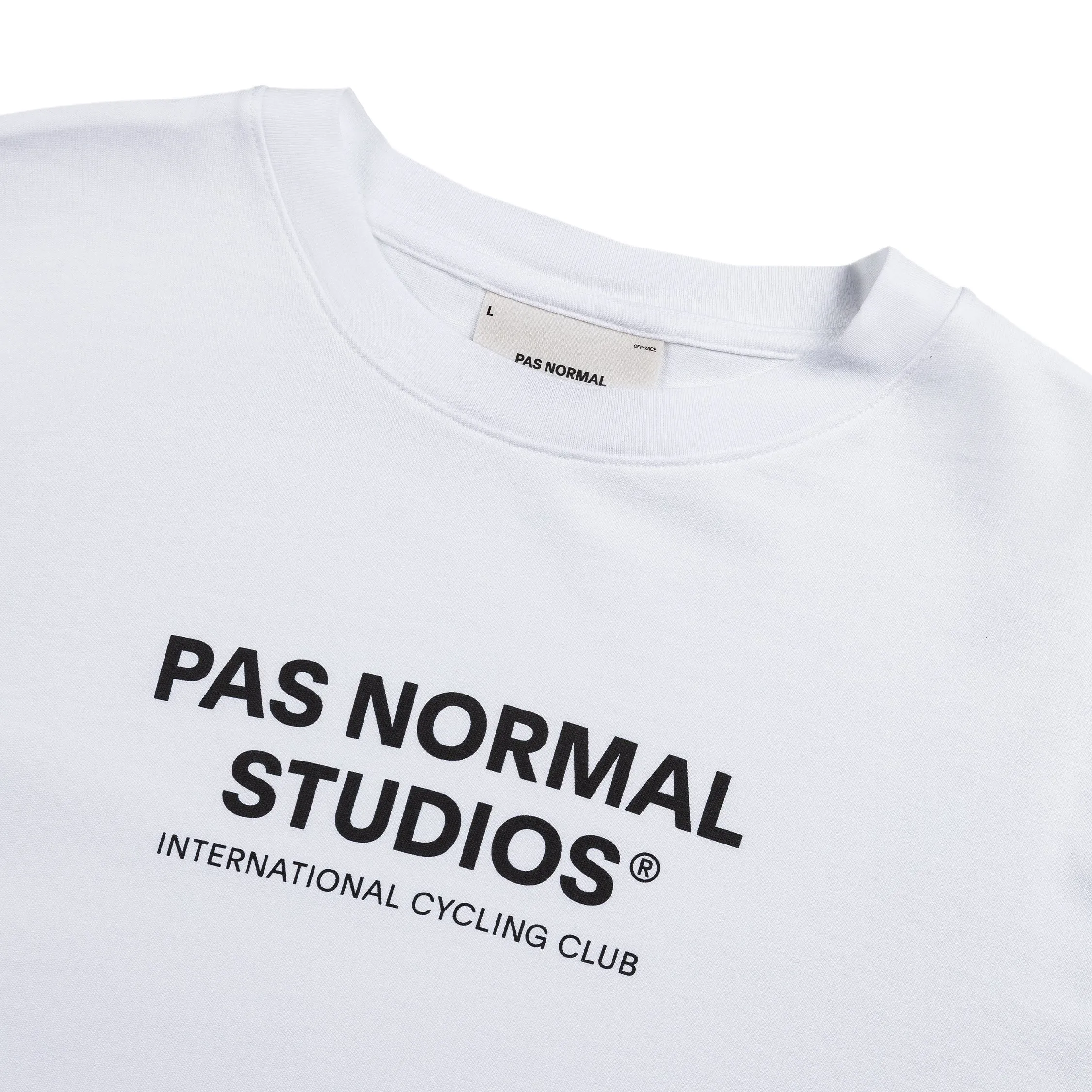 Pas Normal Studios Off-Race Logo T-Shirt sold by Asphalt Gold product image thumbnail 2