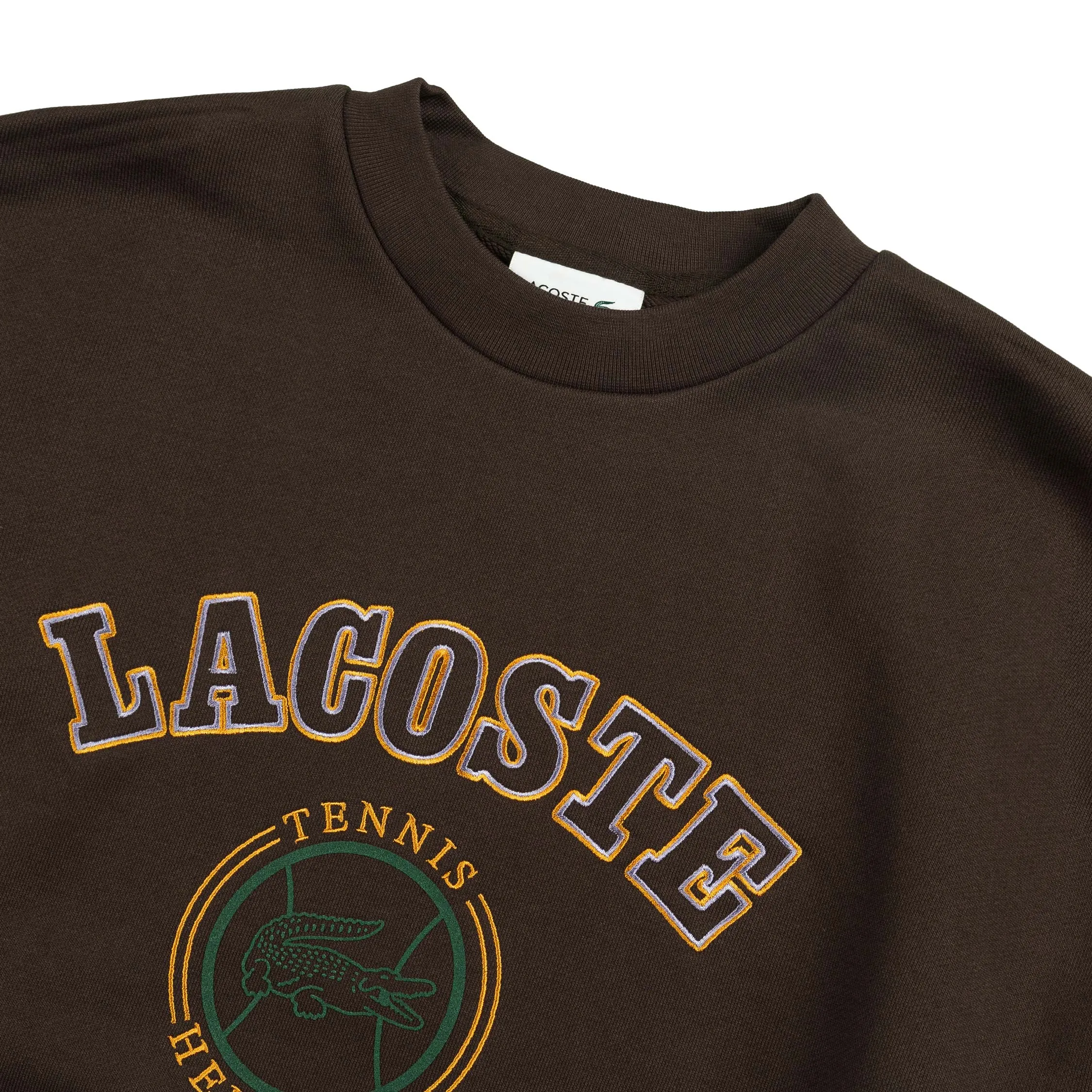 Lacoste Heritage Embroidery Fleece Sweatshirt sold by Asphalt Gold product image thumbnail 2
