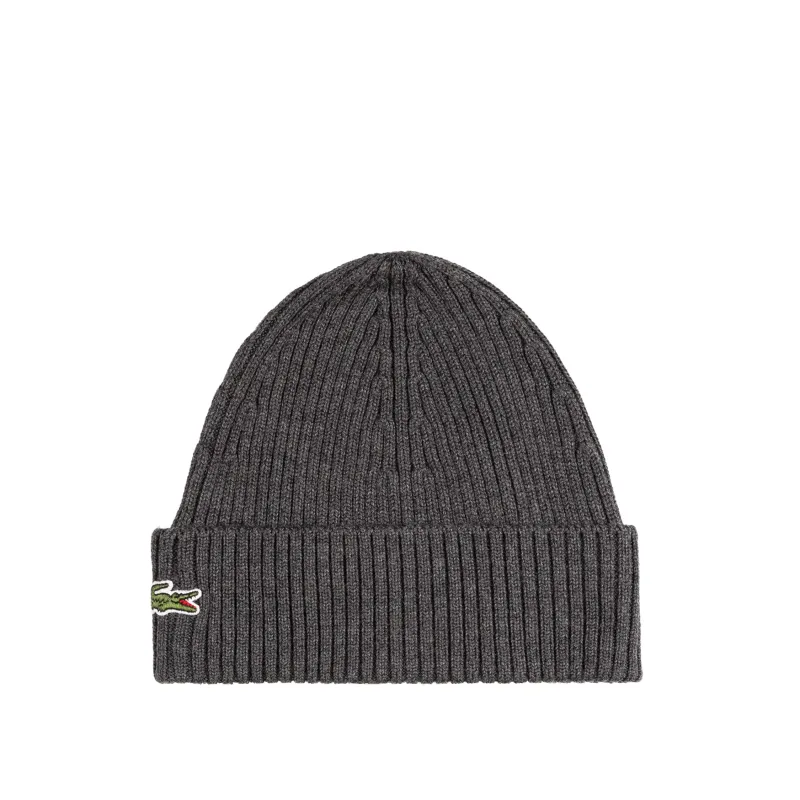 Lacoste Rib Knit Beanie made by Lacoste