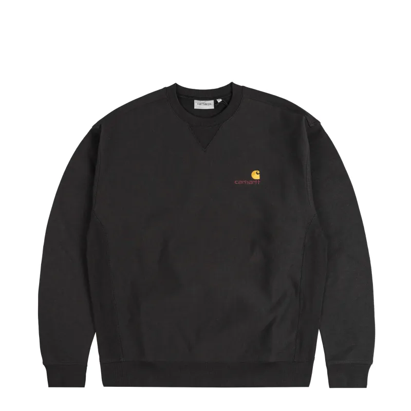 Carhartt WIP American Script Sweat sold by Asphalt Gold