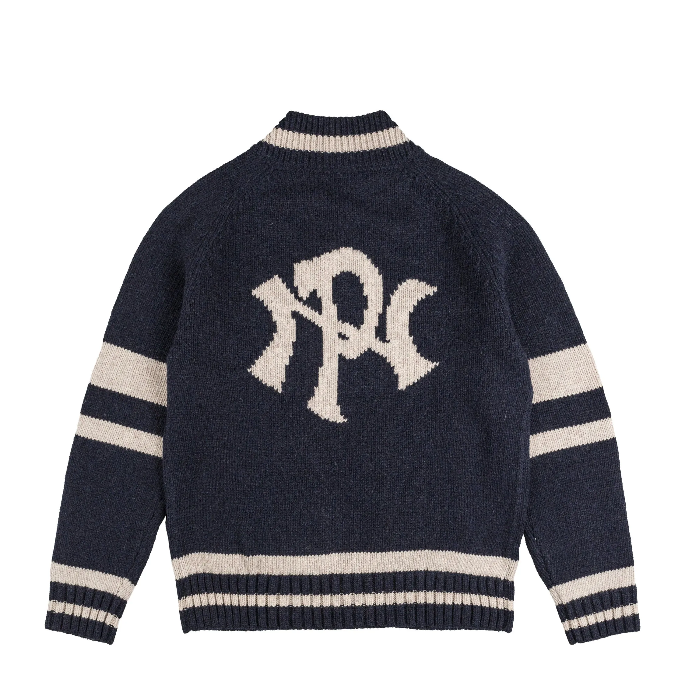 No Problemo NYP Varsity Zip Thru Knit sold by Asphalt Gold product image thumbnail 2