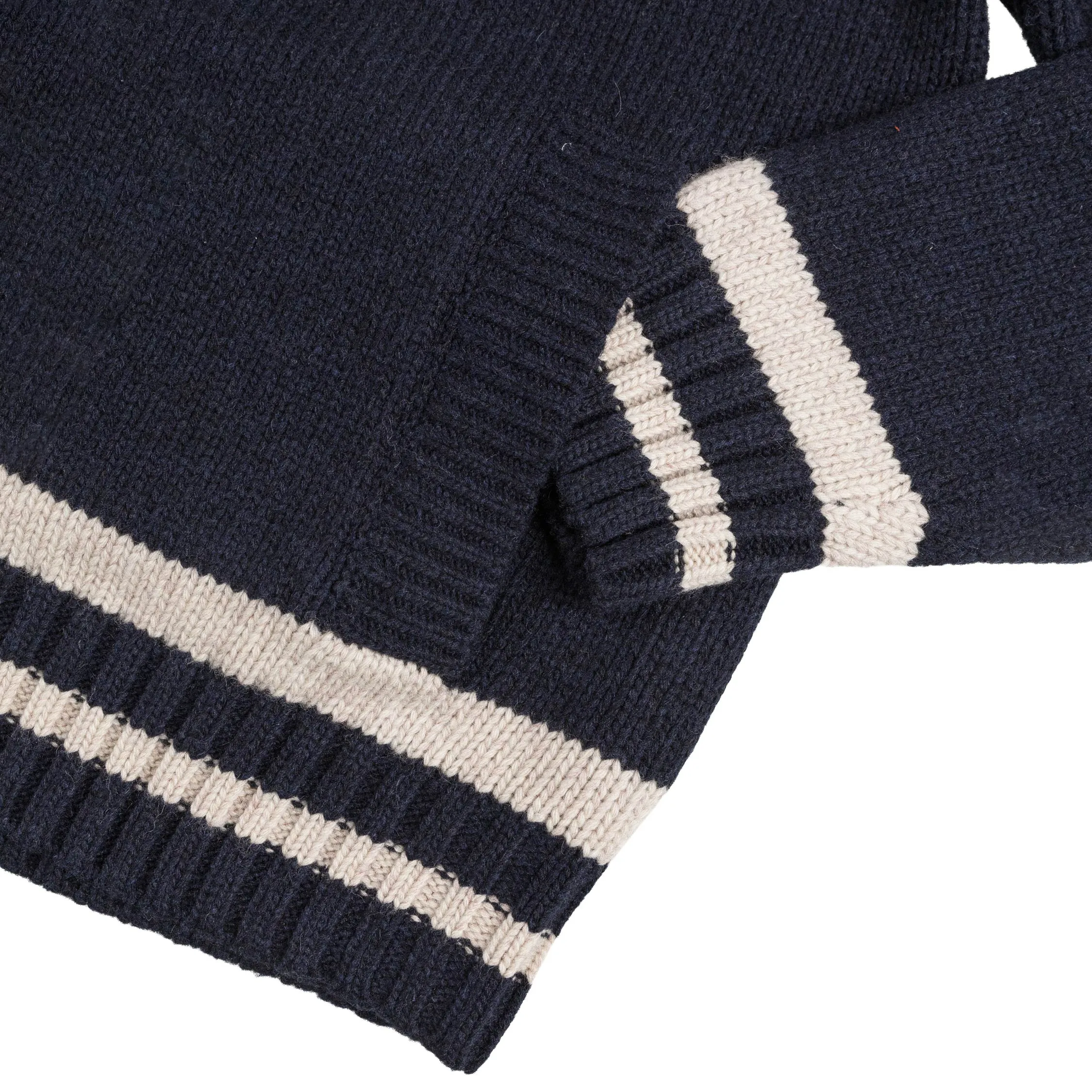 No Problemo NYP Varsity Zip Thru Knit sold by Asphalt Gold product image thumbnail 4