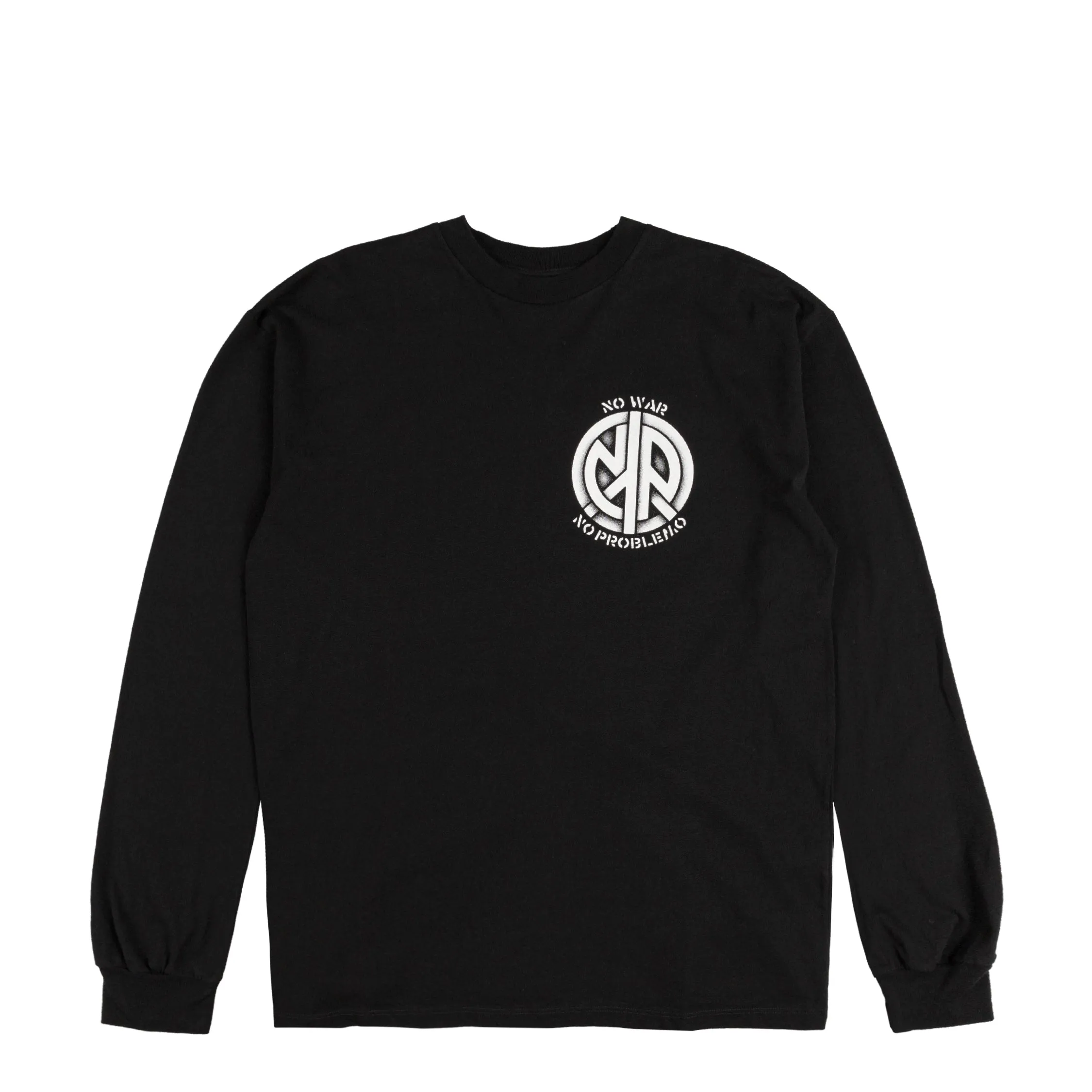 No Problemo No War Longsleeve Tee sold by Asphalt Gold product image thumbnail 2