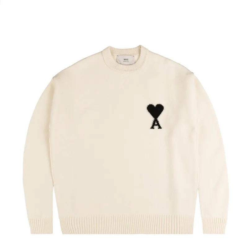 AMI Paris	Ami De Coeur Wool Sweater sold by Asphalt Gold