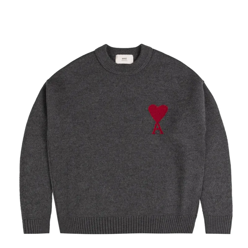 AMI Paris	Ami De Coeur Wool Sweater sold by Asphalt Gold
