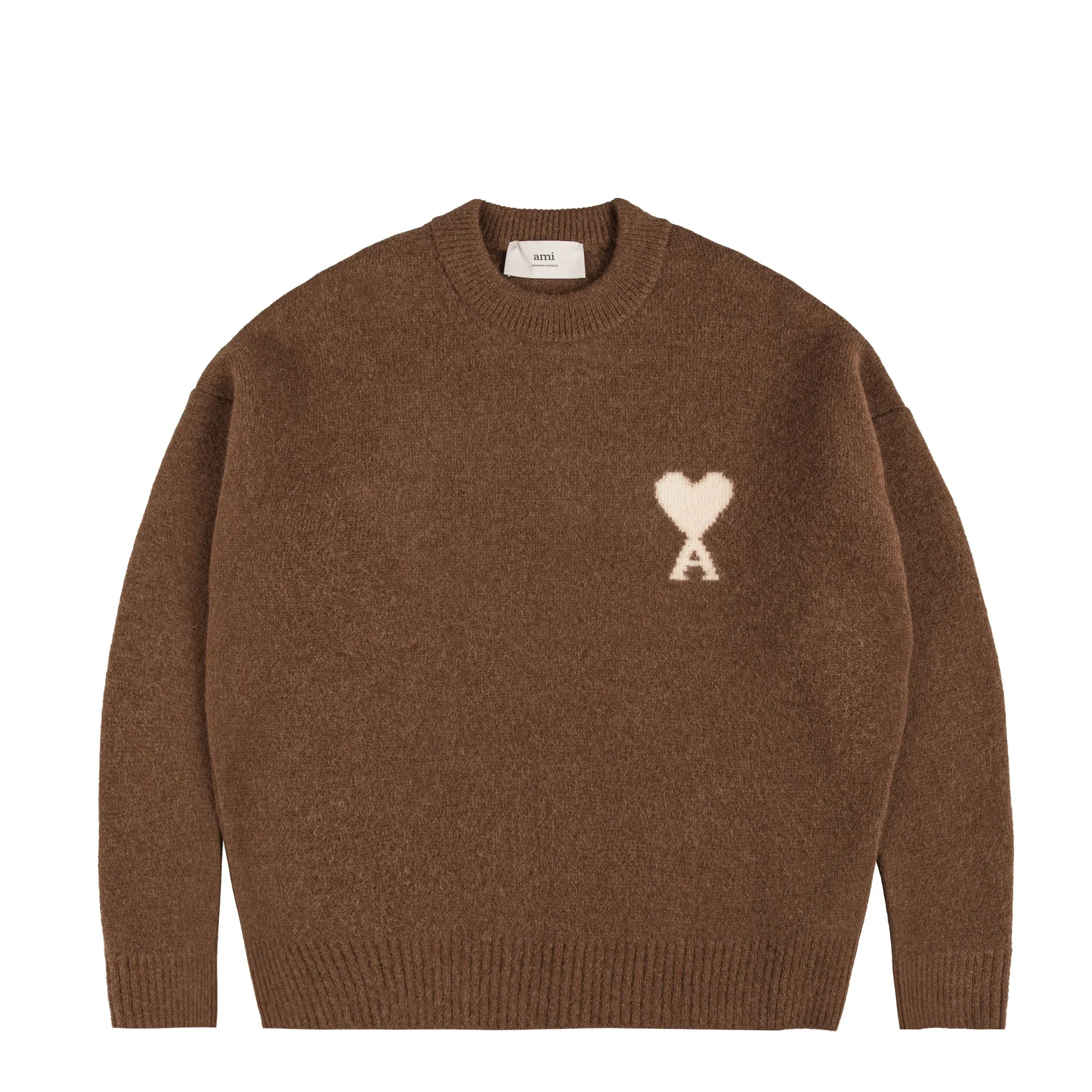 AMI Paris Ami De Coeur Alpaca Sweater sold by Asphalt Gold