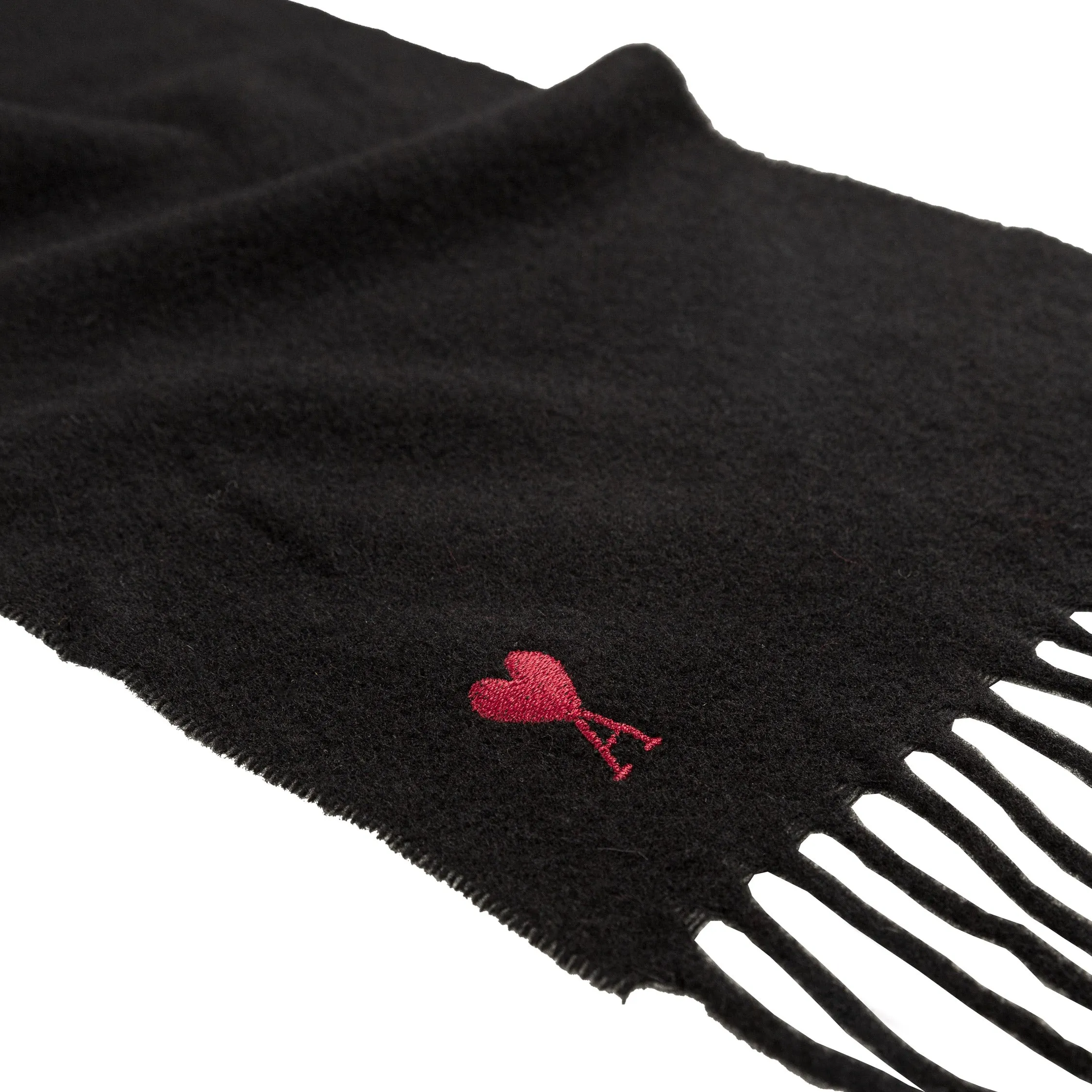 AMI Paris Ami de Coeur Wool Scarf sold by Asphalt Gold product image thumbnail 2