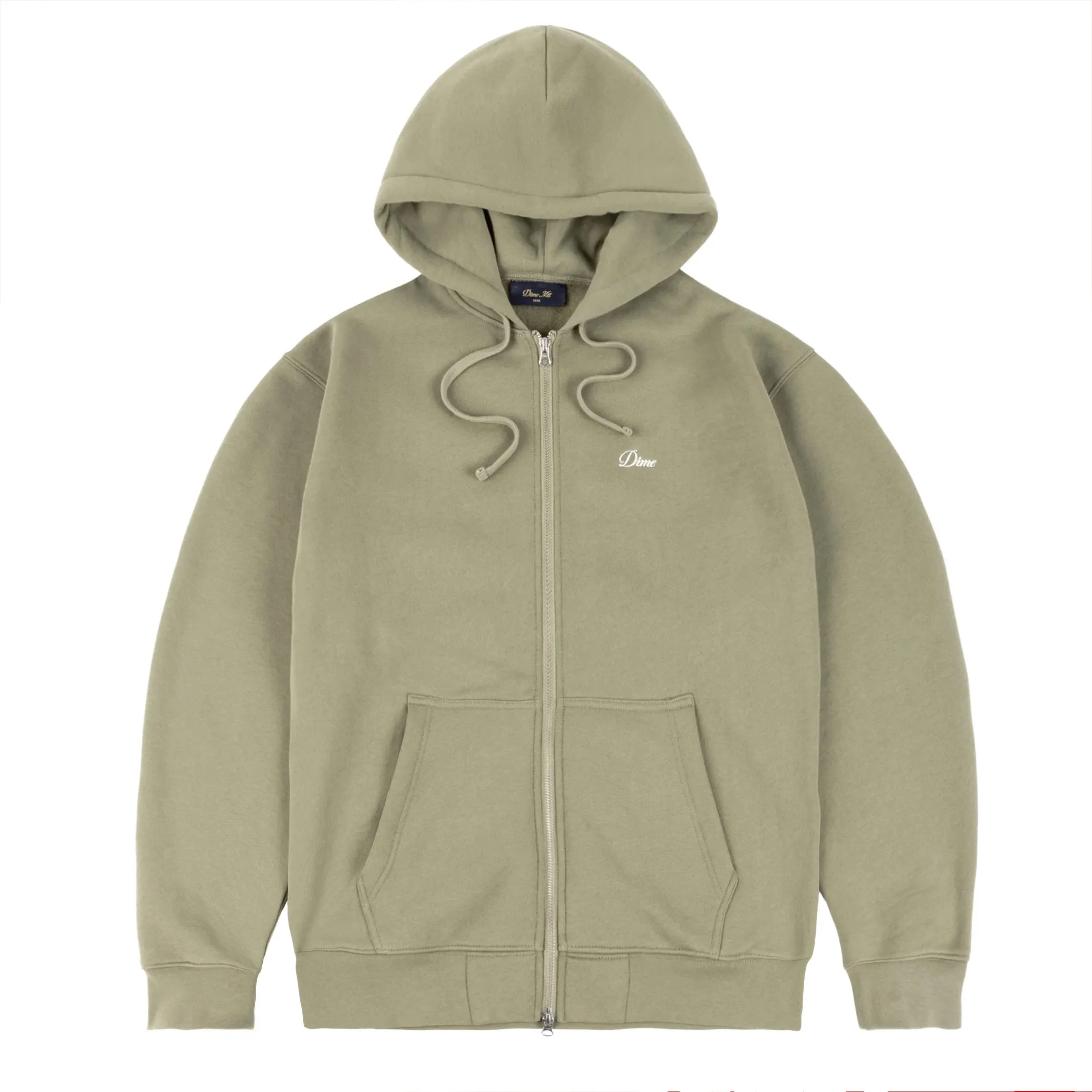 Dime Cursive Zip Hoodie sold by Asphalt Gold