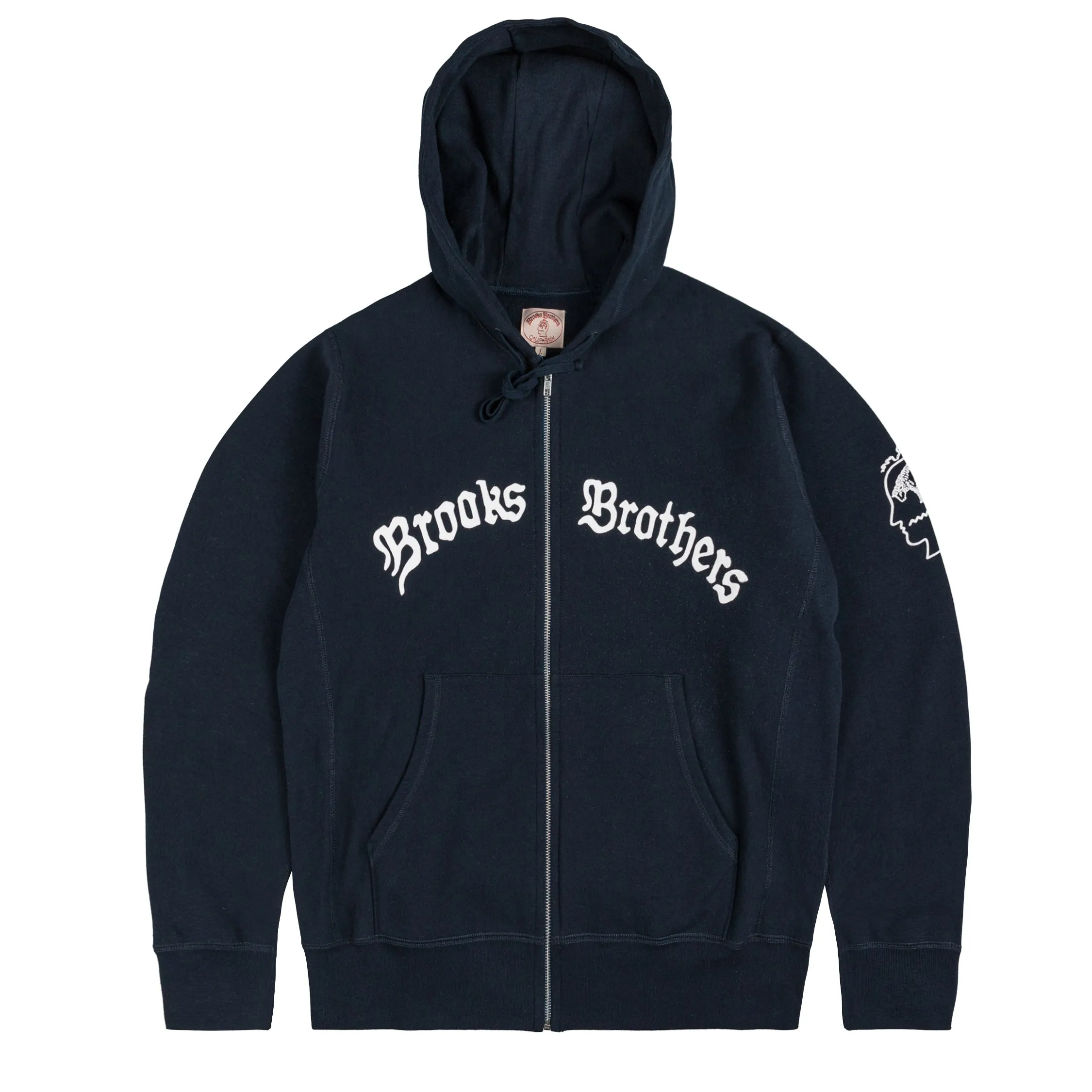 Brain Dead x Brooks Brothers Zip Hoodie sold by Asphalt Gold