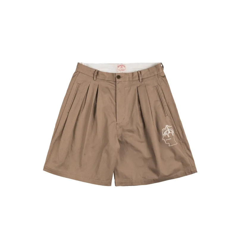 Brain Dead x Brooks Brothers Pleated Chino Short sold by Asphalt Gold