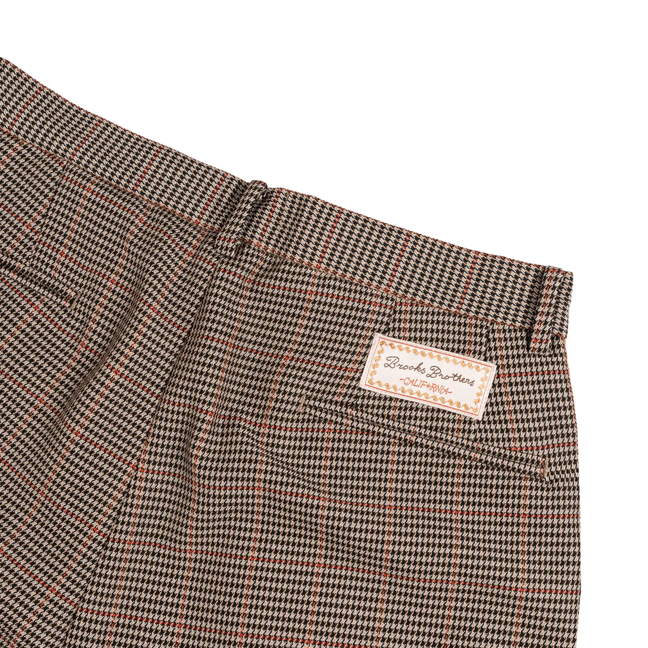 Brain Dead x Brooks Brothers Houndstooth Pleated Shorts sold by Asphalt Gold product image thumbnail 3