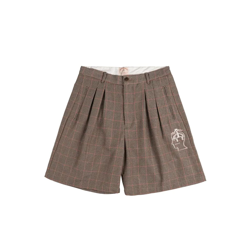 Brain Dead x Brooks Brothers Houndstooth Pleated Shorts sold by Asphalt Gold