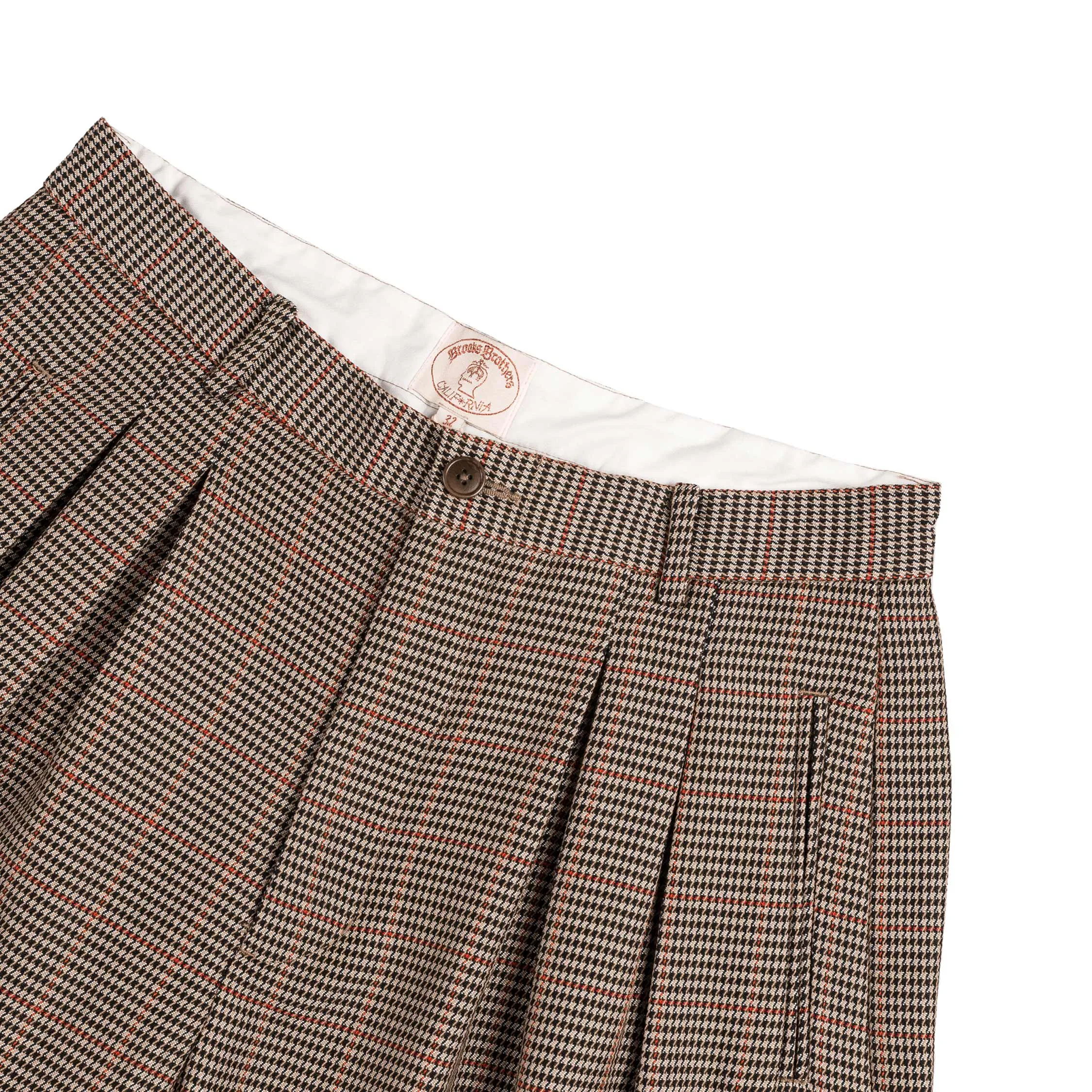 Brain Dead x Brooks Brothers Houndstooth Pleated Shorts sold by Asphalt Gold product image thumbnail 2
