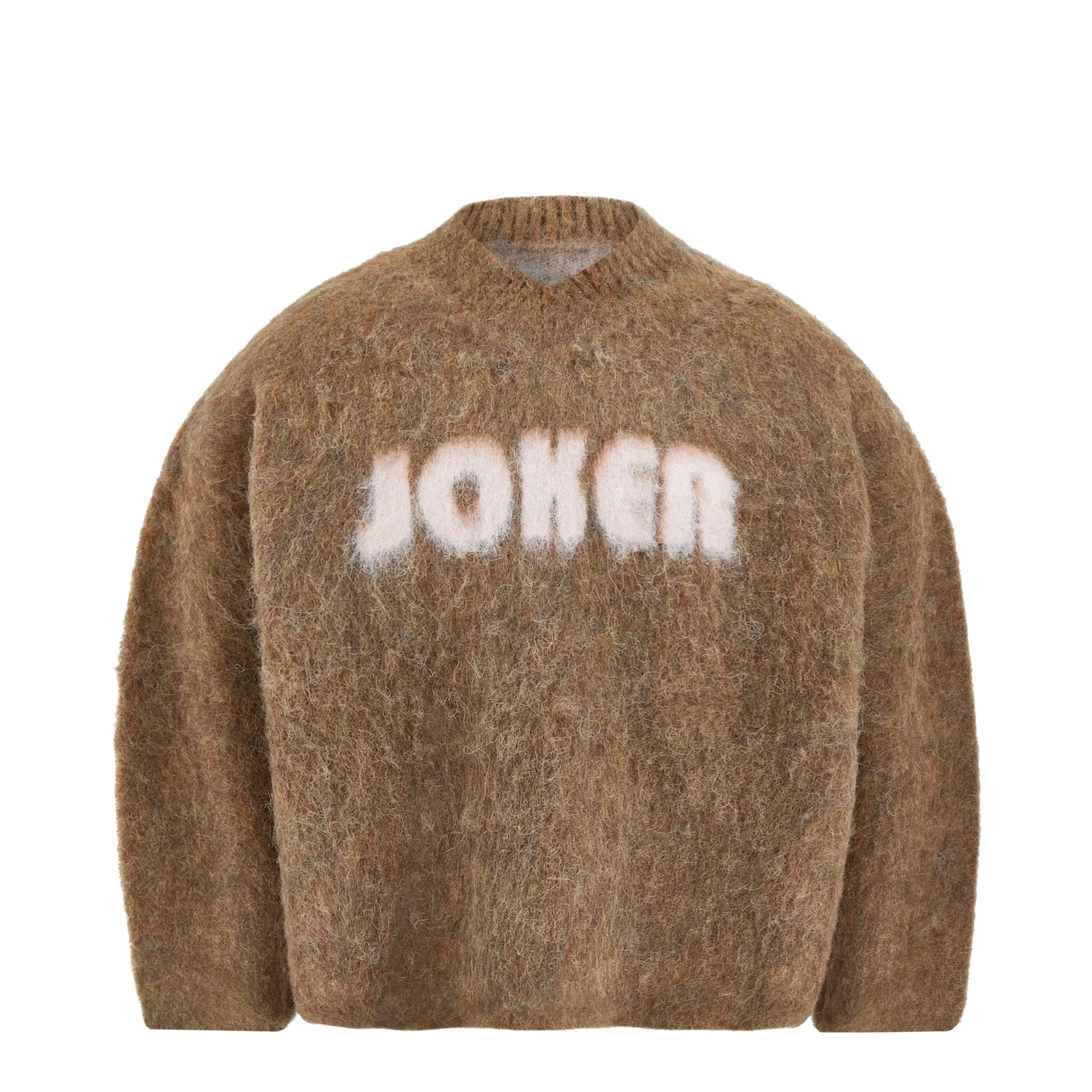 Martine Rose Brushed Mohair V-Neck Jumper sold by Asphalt Gold