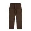 Sky High Farm Universe Flannel Lined Canvas Double Knee Pants Woven sold by Asphalt Gold