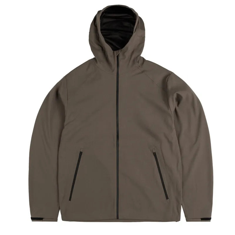 Hiking Patrol Waypoint Texture Hooded Jacket sold by Asphalt Gold