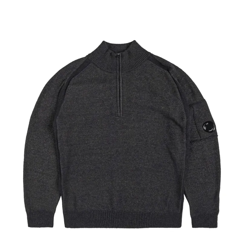 C.P. Company Knit Polo Half Zip Sweater sold by Asphalt Gold