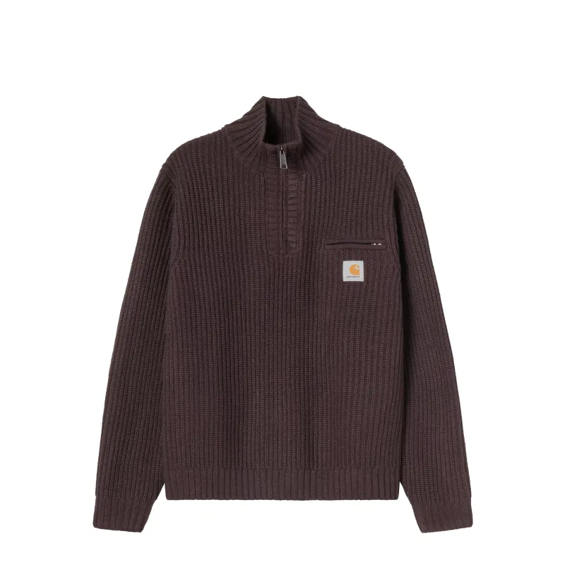 Carhartt WIP Detroit Half Zip Sweater sold by Asphalt Gold