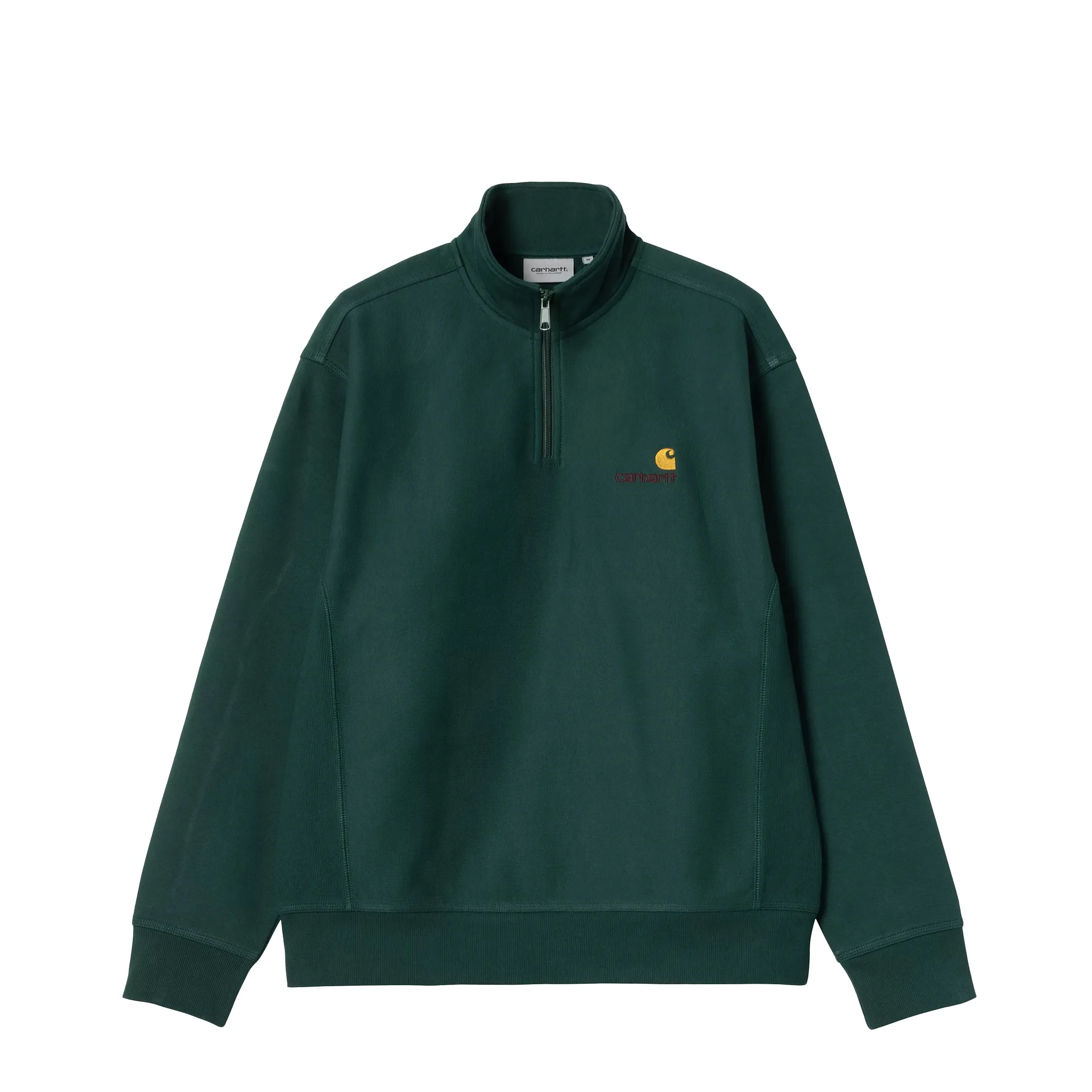 Carhartt WIP Half Zip American Script Sweat sold by Asphalt Gold