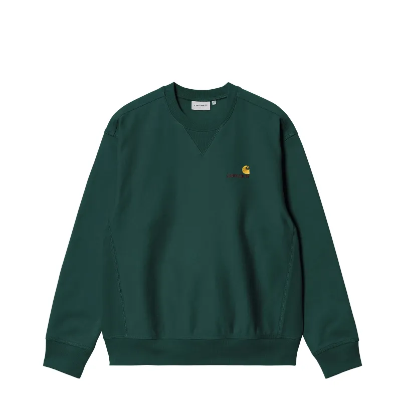 Carhartt WIP American Script Sweat sold by Asphalt Gold