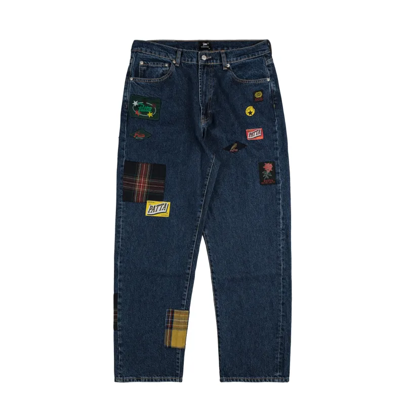 Patta Whole Lotta Labels Denim Pants sold by Asphalt Gold