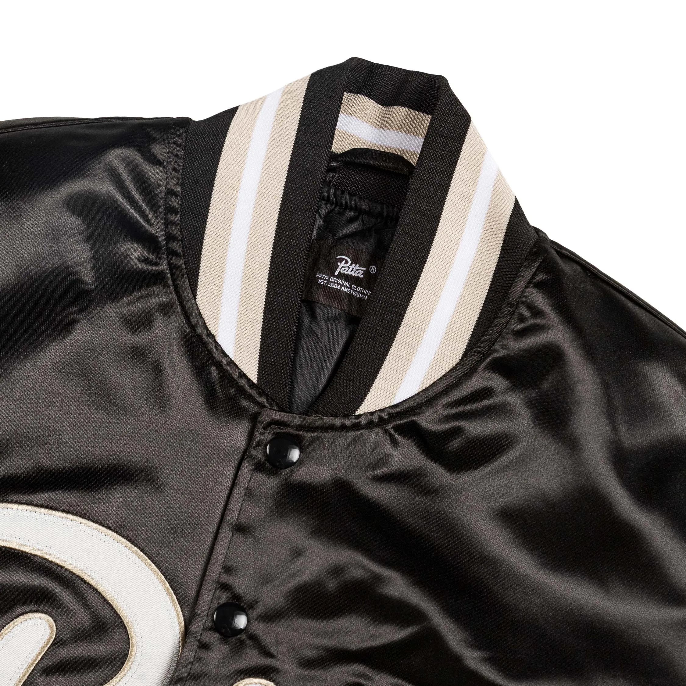 Patta Script Logo Satin Varsity Jacket sold by Asphalt Gold product image thumbnail 2