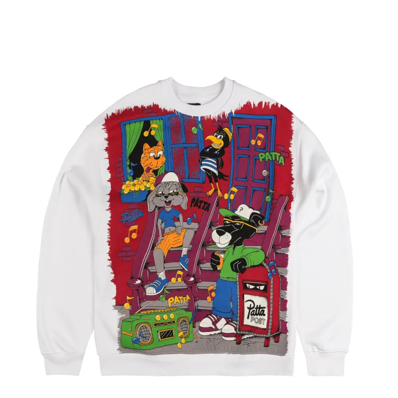 Patta Block Party Crewneck Sweater sold by Asphalt Gold