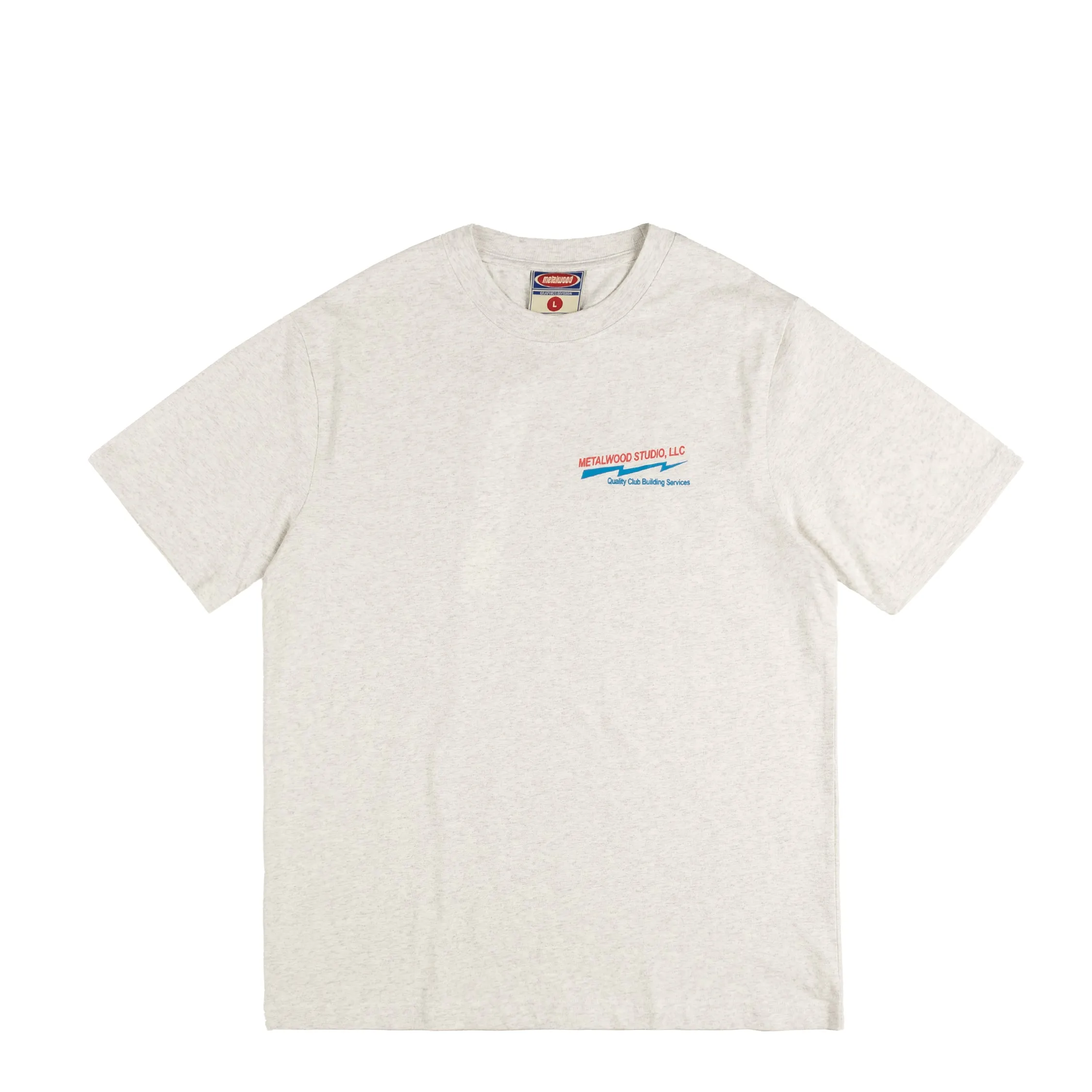 Metalwood Club Building T-Shirt sold by Asphalt Gold