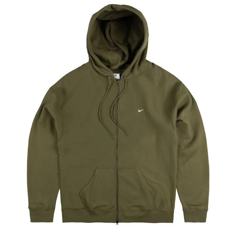 Nike	Solo Swoosh Full-Zip Fleece Hoodie sold by Asphalt Gold