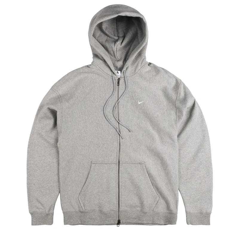 Nike	Solo Swoosh Full-Zip Fleece Hoodie sold by Asphalt Gold