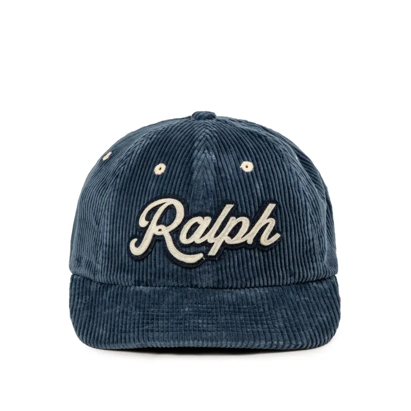 Polo Ralph Lauren The Ralph Logo Corduroy Ball Cap sold by Asphalt Gold