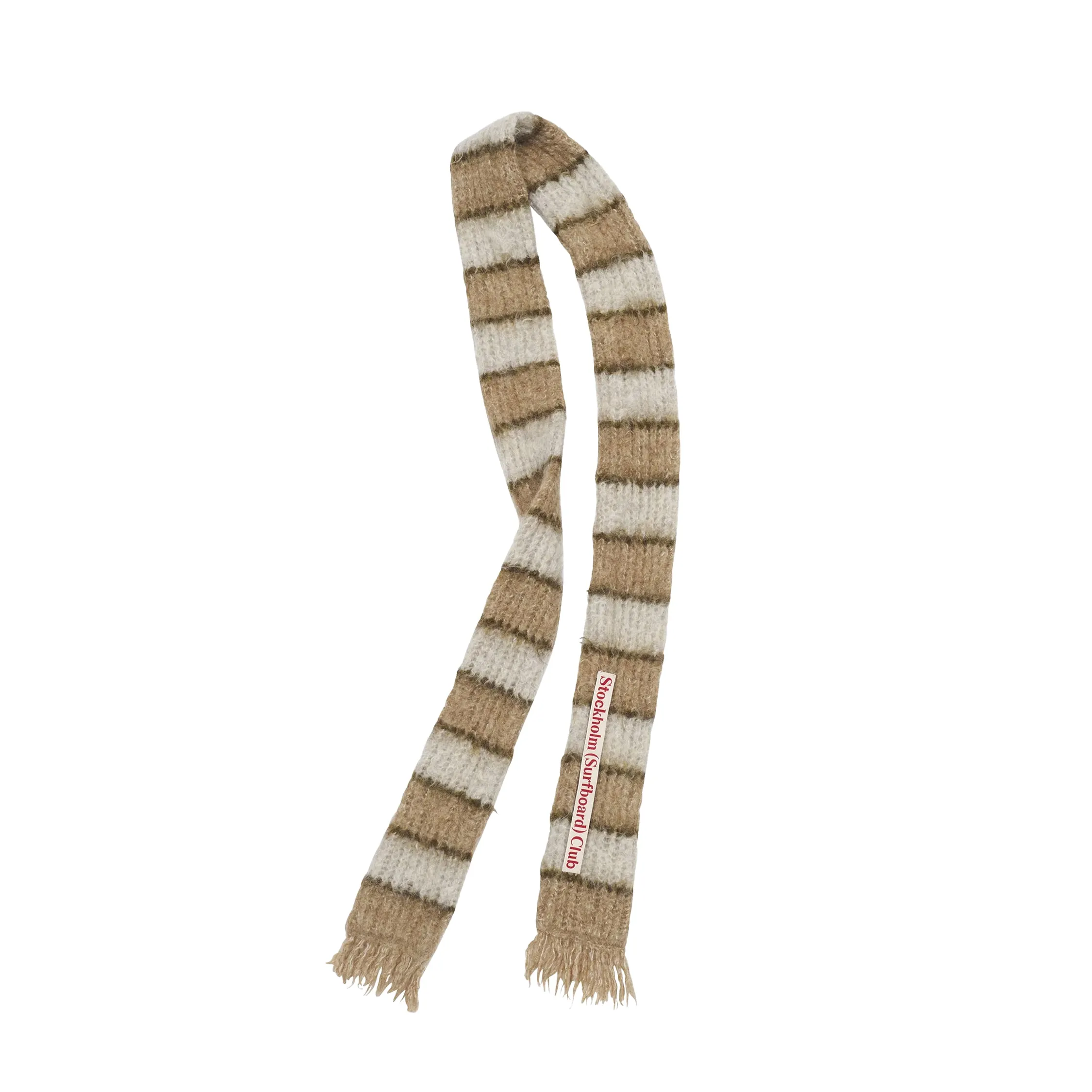 Stockholm Surfboard Club Narrow Striped Knitted Scarf sold by Asphalt Gold product image thumbnail 2