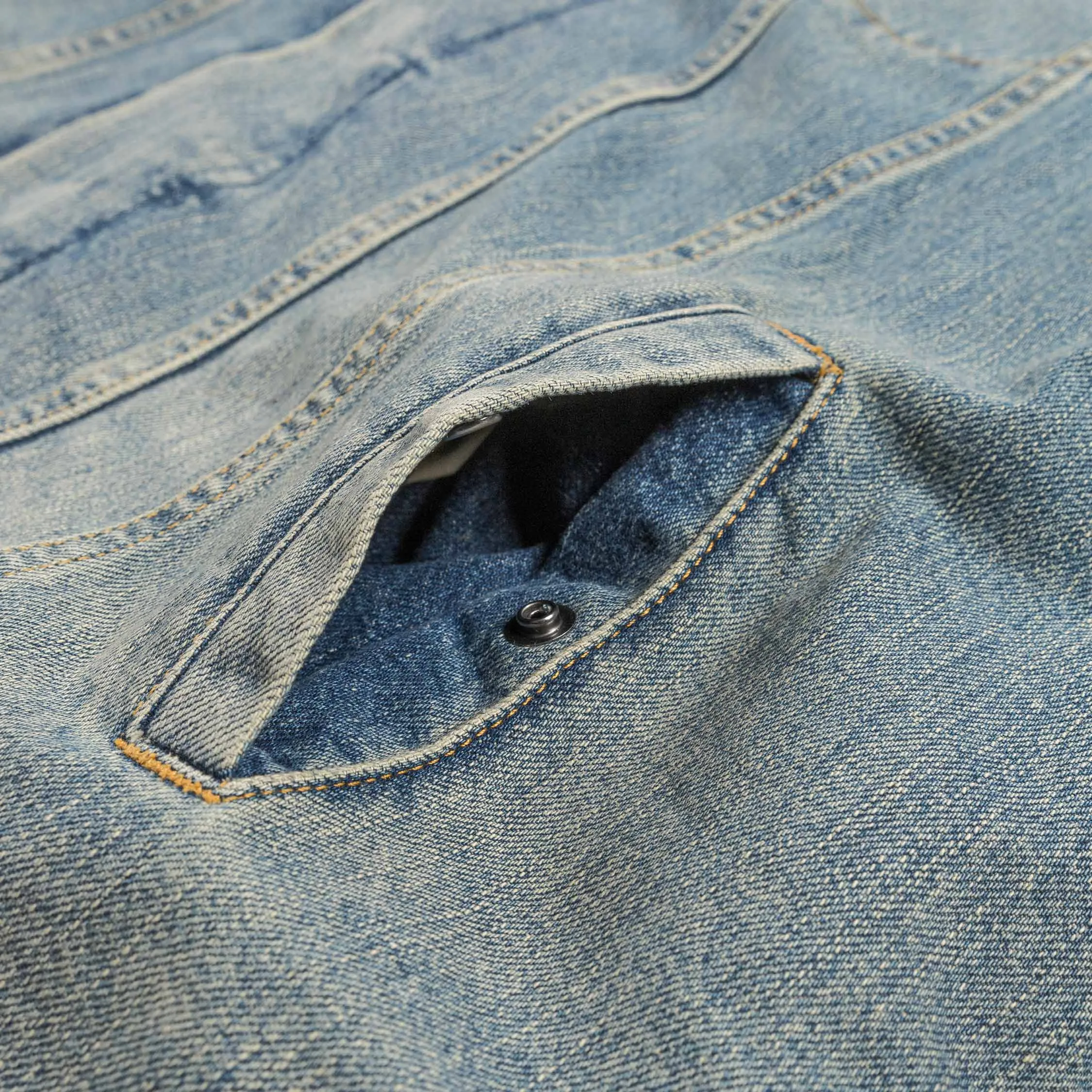 Martine Rose Padded Denim Jacket sold by Asphalt Gold product image thumbnail 3