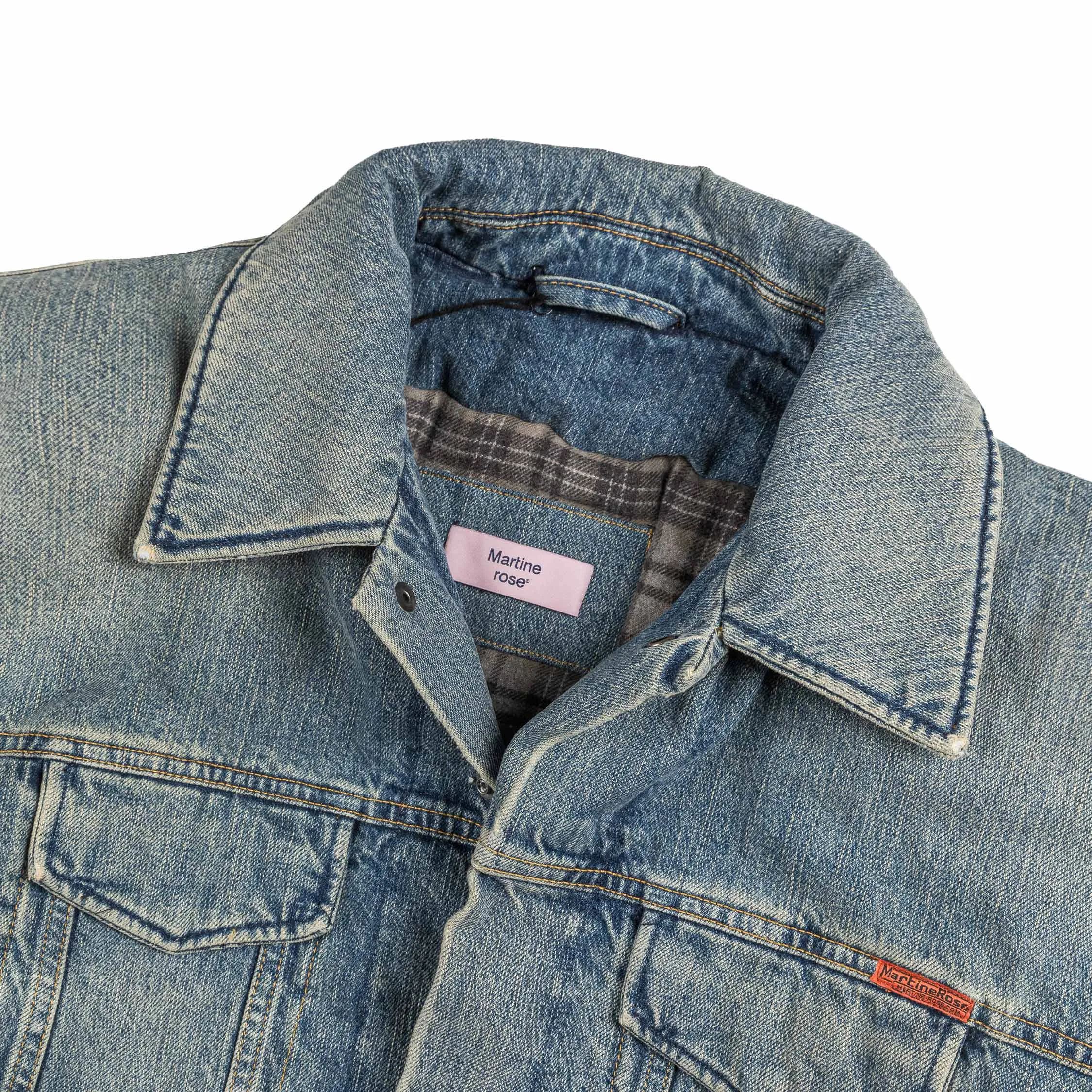 Martine Rose Padded Denim Jacket sold by Asphalt Gold product image thumbnail 2