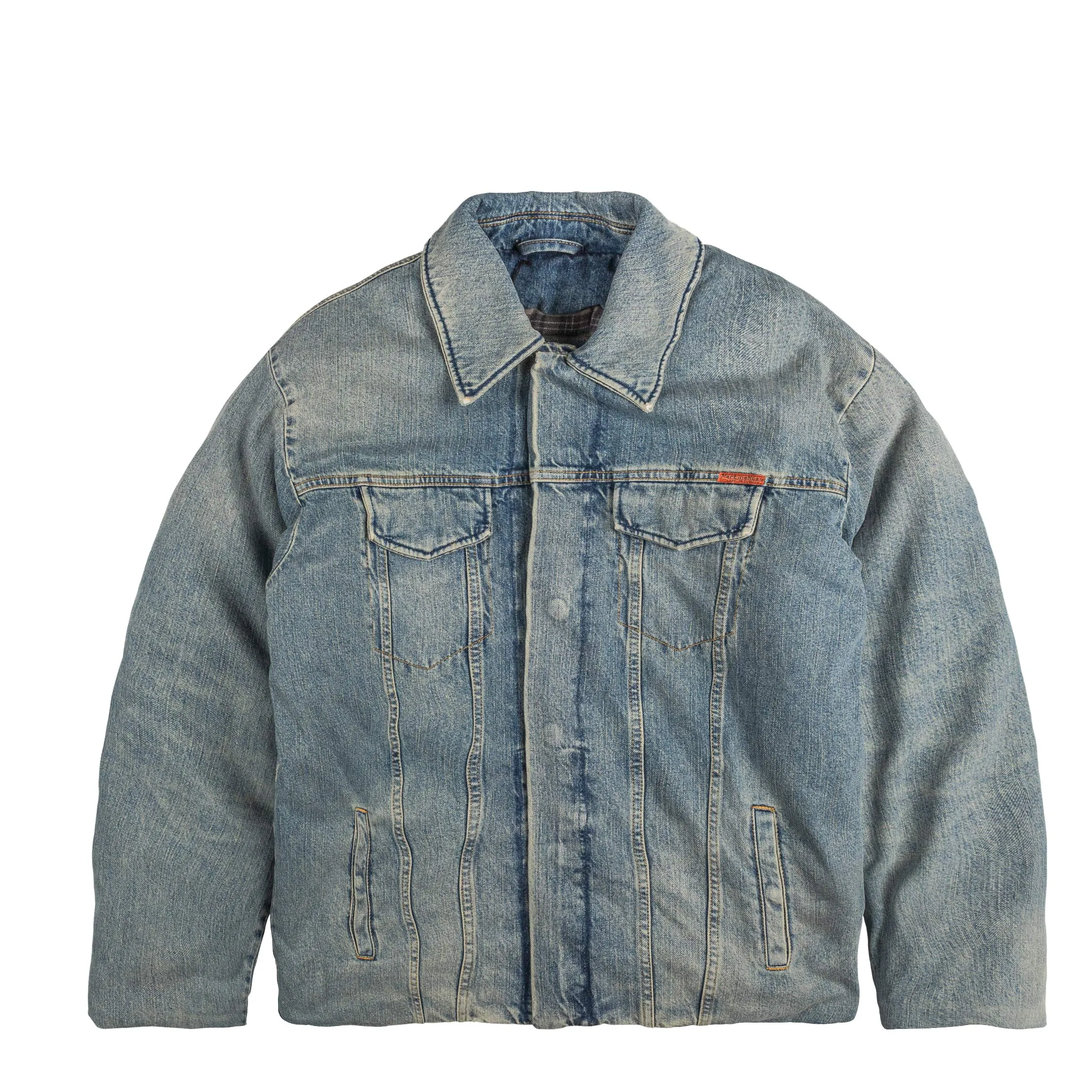 Martine Rose Padded Denim Jacket sold by Asphalt Gold