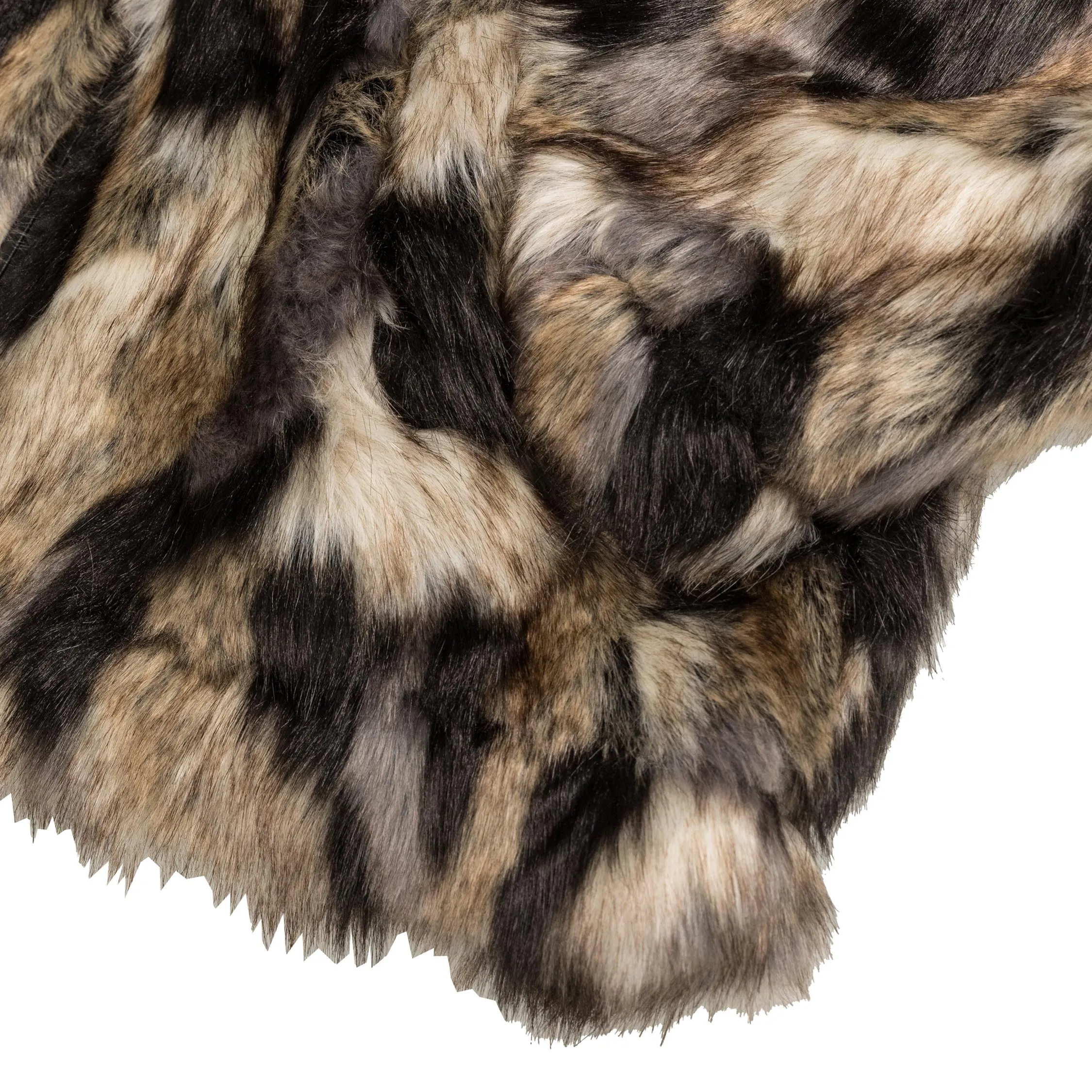 Patta Faux Fur Patchwork Jacket sold by Asphalt Gold product image thumbnail 4