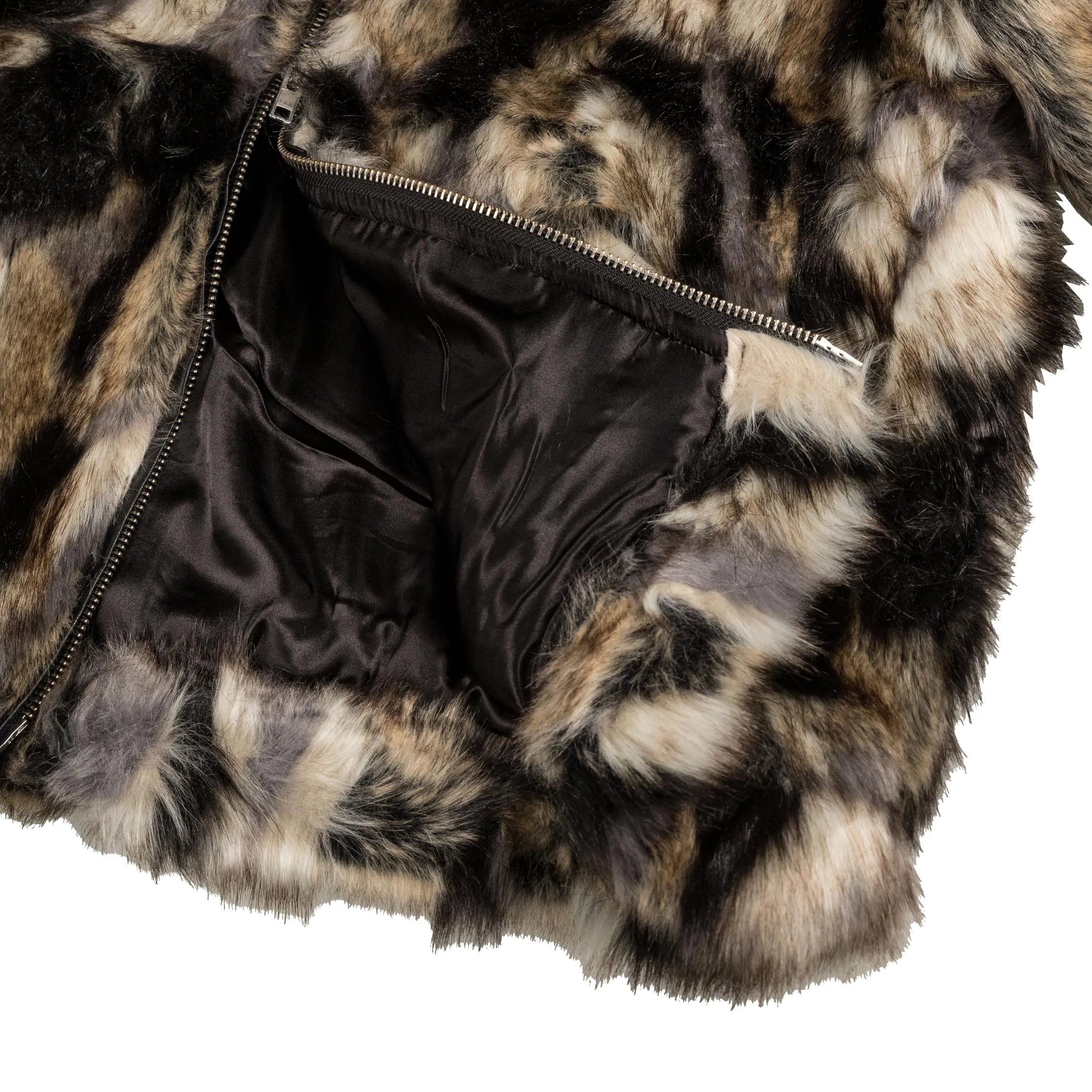 Patta Faux Fur Patchwork Jacket sold by Asphalt Gold product image thumbnail 5